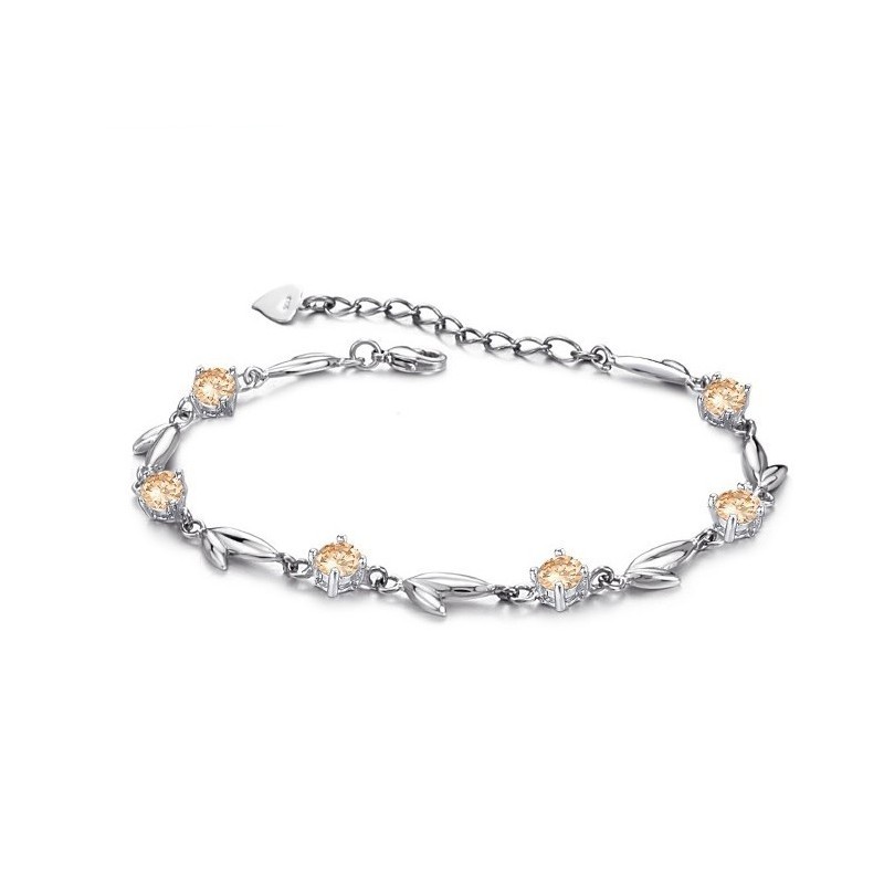 Bracelet En Titane Plaqué Platine Pour Femme Avec Diamants, Complet Et Conforme Aux Spécifications Bracelet En Titane Plaqué Platine Pour Femme Avec Diamants, Complet Et Conforme Aux Spécifications