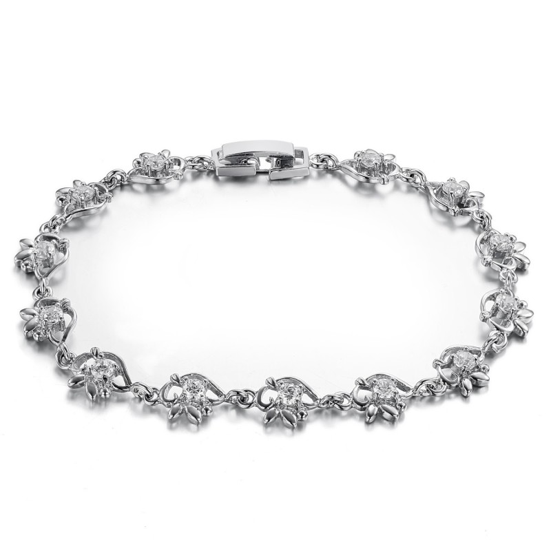 Bracelet En Titane Plaqué Platine Pour Femme De Renommée Mondiale Bracelet En Titane Plaqué Platine Pour Femme De Renommée Mondiale