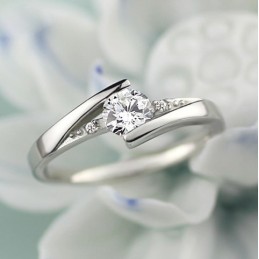 Bague En Titane Plaqué Platine Pour Femme, Durable Et À Usage Intensif, Avec Strass
