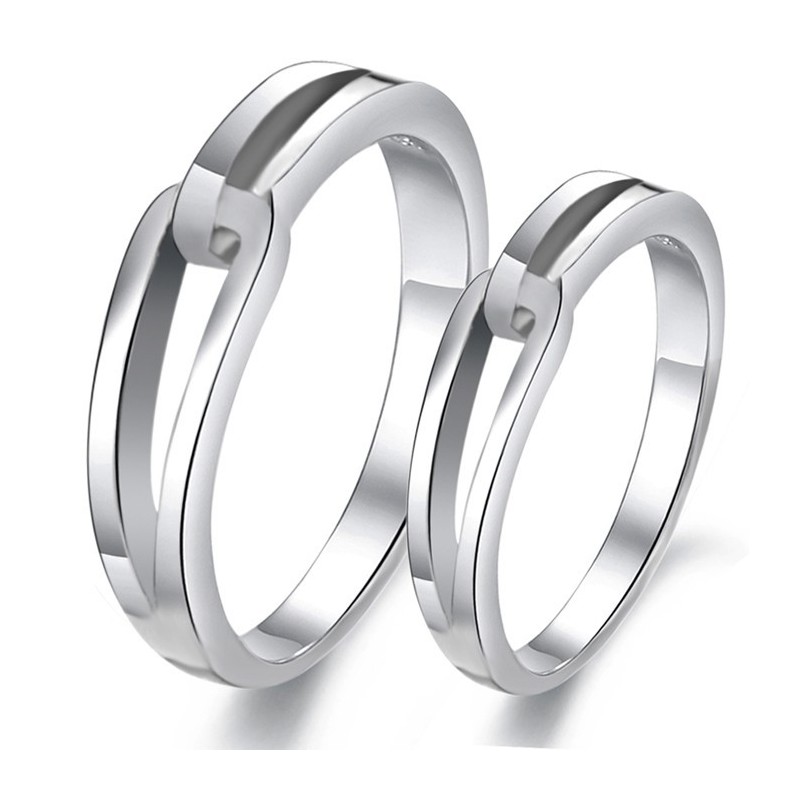 Bague En Titane Plaqué Platine, Qualité Et Quantité Garanties, Pour Les Amoureux Bague En Titane Plaqué Platine, Qualité Et Quantité Garanties, Pour Les Amoureux