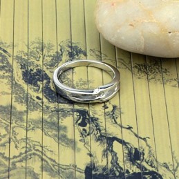 Bague En Titane Plaqué Platine, Qualité Et Quantité Garanties, Pour Les Amoureux