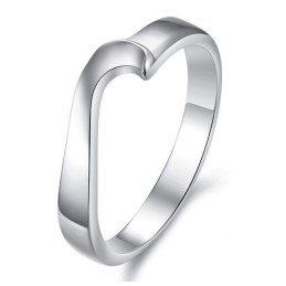 La Bague En Titane Plaqué Platine De Qualité Reine Pour Les Amoureux