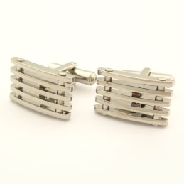Boutons De Manchette Funky En Titane De Style Nouveau