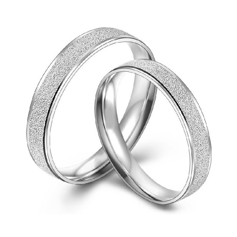 Bague En Titane Plaqué Platine Avec Fil De Perle Facile À Utiliser Pour Les Amoureux Bague En Titane Plaqué Platine Avec Fil De Perle Facile À Utiliser Pour Les Amoureux