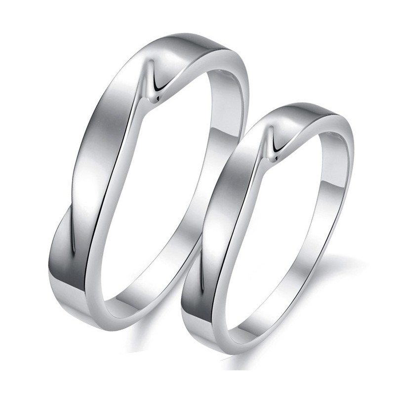 Bague En Titane Plaqué Platine Concise, Qualité Et Quantité Garanties Pour Les Amoureux Bague En Titane Plaqué Platine Concise, Qualité Et Quantité Garanties Pour Les Amoureux