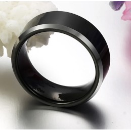 Bague En Céramique Tungstène Pour Homme De Qualité Stable