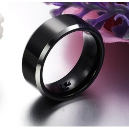 Bague En Céramique Tungstène Pour Homme De Qualité Stable