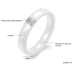 Bague En Céramique Tungstène De Haute Qualité
