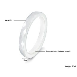 Pour Avoir Une Longue Histoire Bague En Céramique Tungstène Pour Femme