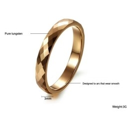 Bague En Céramique Tungstène Pour Femme, Qualité Et Quantité Garanties