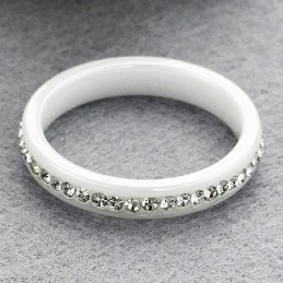 Bague En Céramique Tungstène Pour Femme D'Excellente Qualité