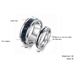 Bague En Céramique Tungstène De Qualité Et De Quantité Garanties Pour Les Amoureux