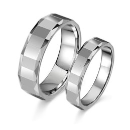 Bague En Céramique Tungstène De Haute Qualité Pour Les Amoureux