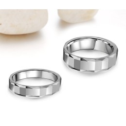 Bague En Céramique Tungstène De Haute Qualité Pour Les Amoureux