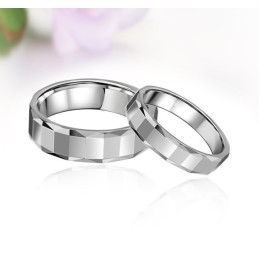 Bague En Céramique Tungstène De Haute Qualité Pour Les Amoureux