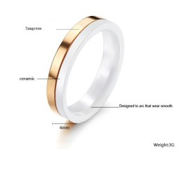 Bague En Céramique Tungstène À Grande Variété