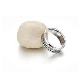 La Reine De La Bague En Céramique Tungstène Blanche Pour Homme De Qualité