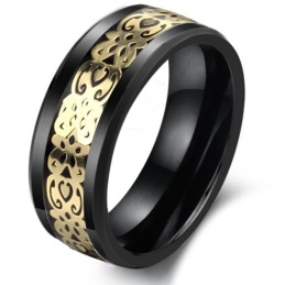 La Reine De La Bague En Céramique Tungstène Noir De Qualité