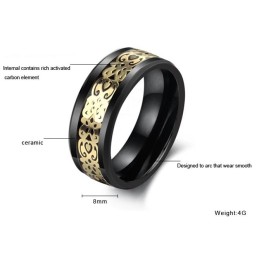 La Reine De La Bague En Céramique Tungstène Noir De Qualité