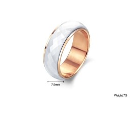 Bague En Céramique Tungstène Bleu Complète Avec Spécifications