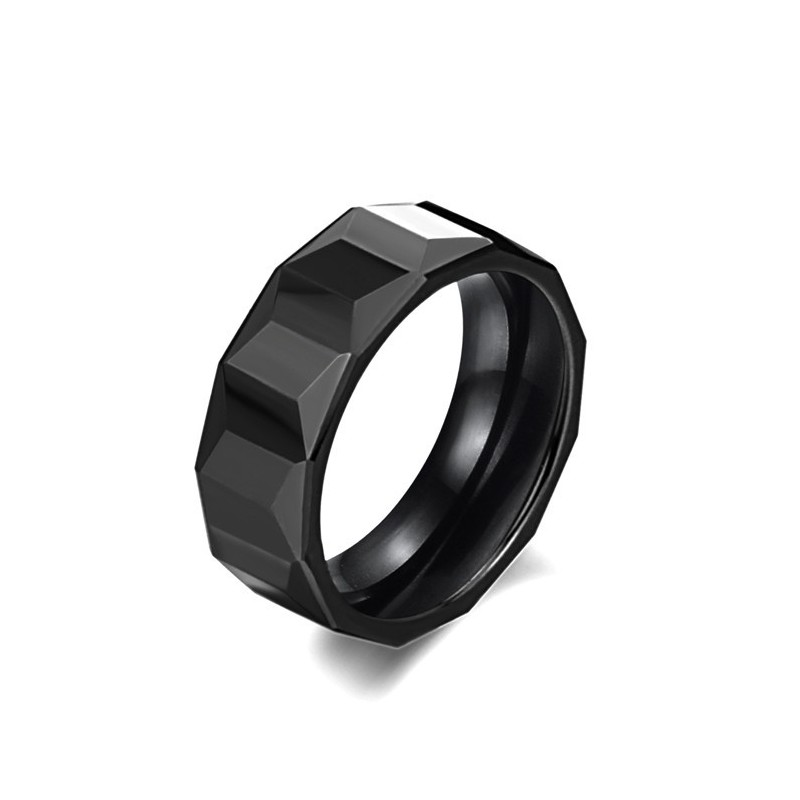 Bague En Céramique Tungstène Noir À Grande Variété Bague En Céramique Tungstène Noir À Grande Variété