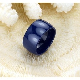 Bague En Céramique Tungstène Bleu De Haute Qualité