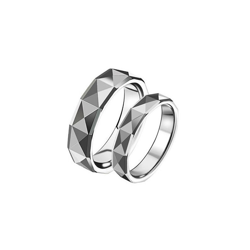 Bague En Tungstène Et Céramique Pour Les Amoureux, Performance Fiable Bague En Tungstène Et Céramique Pour Les Amoureux, Performance Fiable