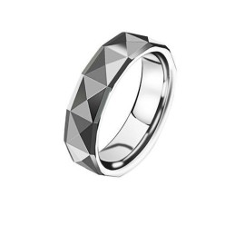 Bague En Tungstène Et Céramique Pour Les Amoureux, Performance Fiable