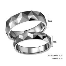 Bague En Céramique Tungstène De Qualité Et De Quantité Garanties Pour Les Amoureux