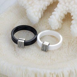 Bague En Céramique De Tungstène Tricyclique Facile À Utiliser