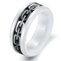 Bague En Céramique Tungstène Et Fibre De Carbone De Haute Qualité