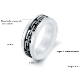 Bague En Céramique Tungstène Et Fibre De Carbone De Haute Qualité