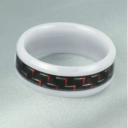 Bague En Céramique Tungstène Et Fibre De Carbone De Qualité Fiable