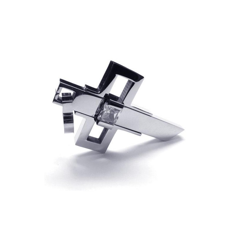 Pendentif Croix En Titane Pour Homme De Style Now Style - Chaîne Gratuite Pendentif Croix En Titane Pour Homme De Style Now Style - Chaîne Gratuite