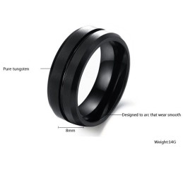 Bien Connu Pour Sa Bague En Céramique Tungstène Rétro Pour Homme De Haute Qualité