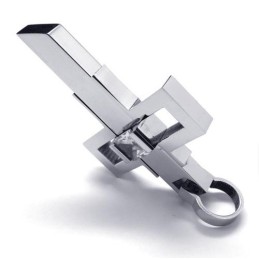 Pendentif Croix En Titane Pour Homme De Style Now Style - Chaîne Gratuite