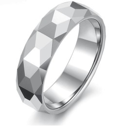 Bague En Céramique De Tungstène Prismatique De Qualité Et De Quantité Assurées