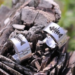 Boucles D'Oreilles En Titane Pour Hommes