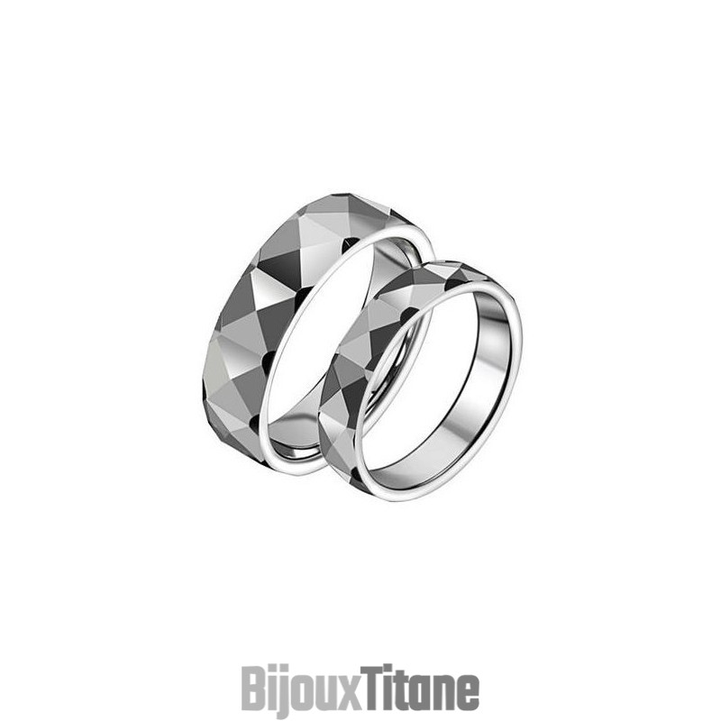Bague D'Angle En Tungstène Et Céramique De Renommée Mondiale Pour Les Amoureux Bague D'Angle En Tungstène Et Céramique De Renommée Mondiale Pour Les Amoureux