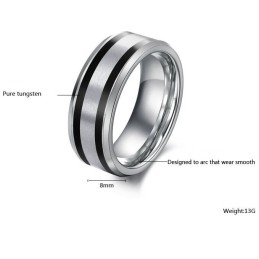 Bague En Céramique Tungstène À Grande Variété