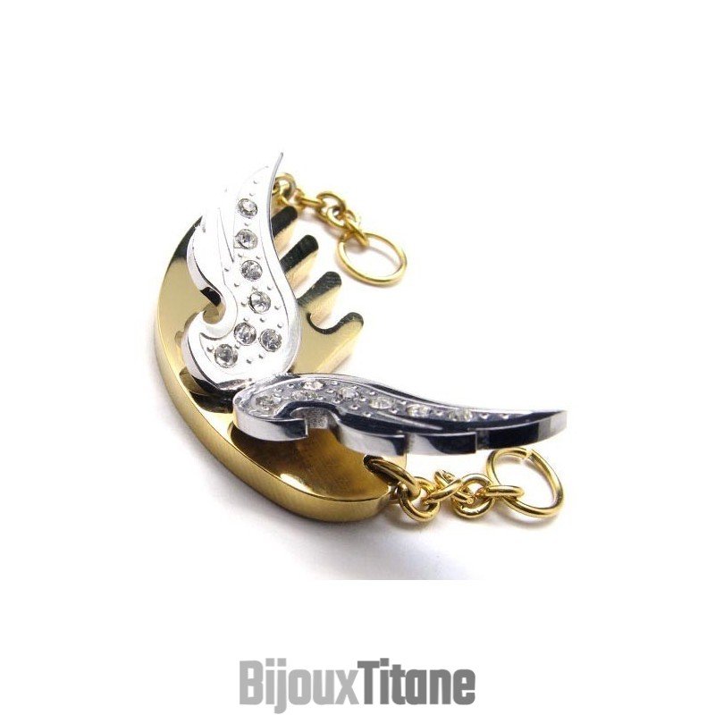 Pendentif Flying Angel En Titane - Chaîne Gratuite Pendentif Flying Angel En Titane - Chaîne Gratuite
