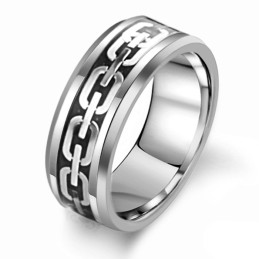 Bague En Céramique Tungstène Pour Homme, Grande Variété