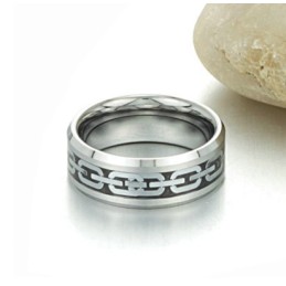 Bague En Céramique Tungstène Pour Homme, Grande Variété
