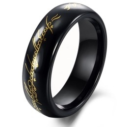 Bague En Céramique Tungstène Noire, Qualité Et Quantité Garanties