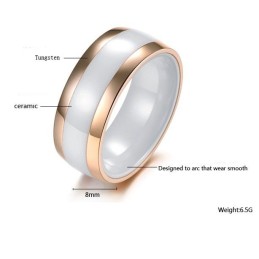 La Reine De La Bague En Céramique Tungstène De Qualité