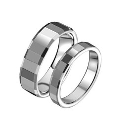 Bague En Céramique Tungstène De Renommée Mondiale Pour Les Amoureux