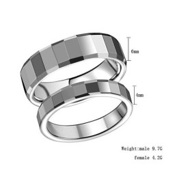 Bague En Céramique Tungstène De Renommée Mondiale Pour Les Amoureux