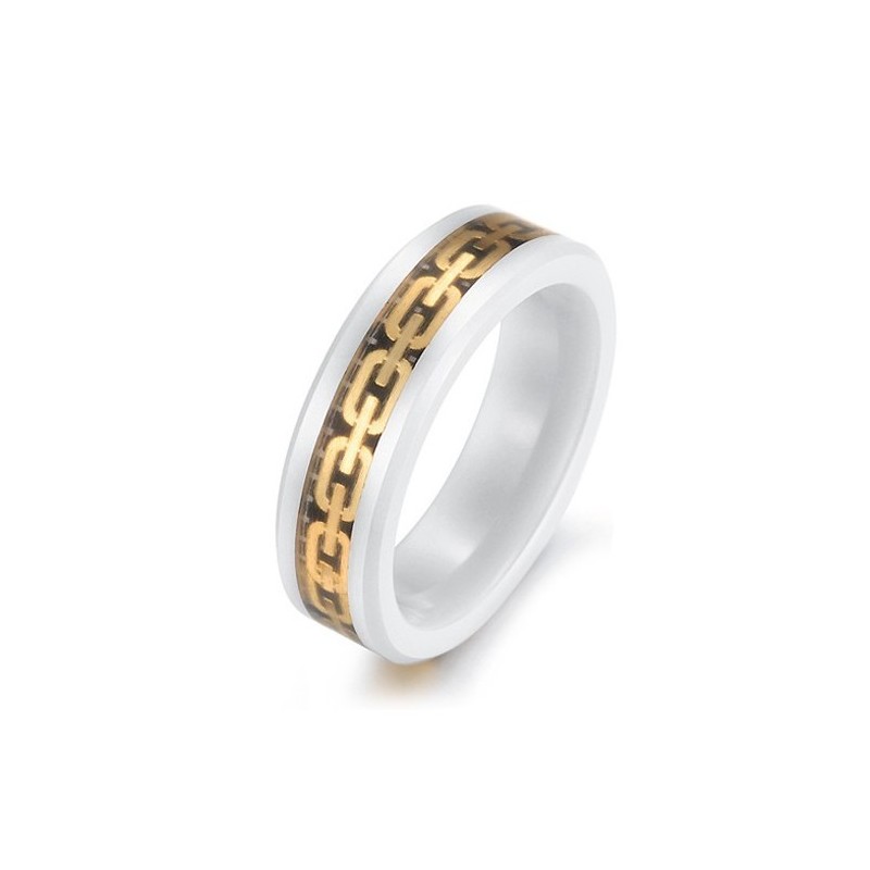 Bague En Céramique Tungstène Et Fibre De Carbone De Haute Qualité