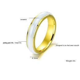 Bague En Céramique Tungstène De Renommée Mondiale