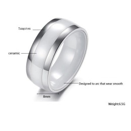 Bague En Céramique Tungstène De Qualité Stable